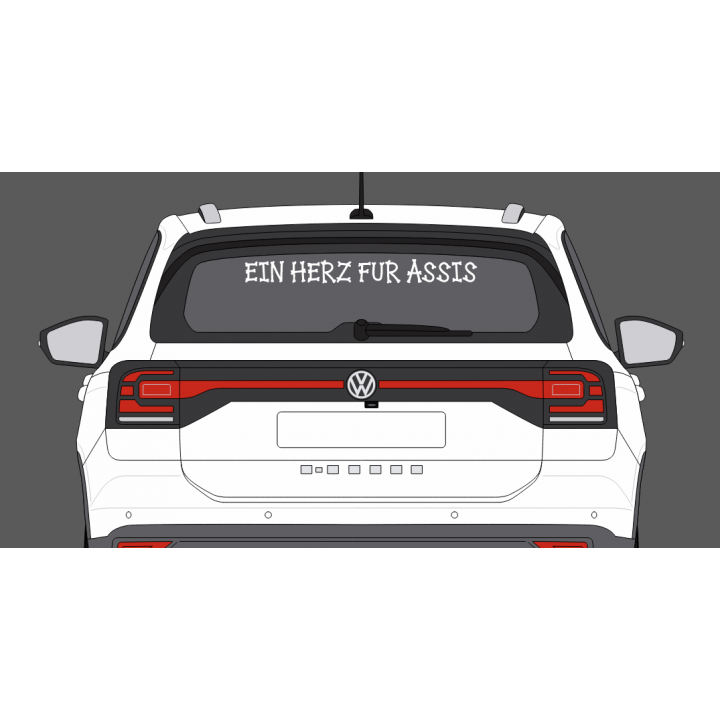 Meta-Title: Autoaufkleber "Ein Herz für Assis" kaufen | Premium Heckscheiben-Sticker