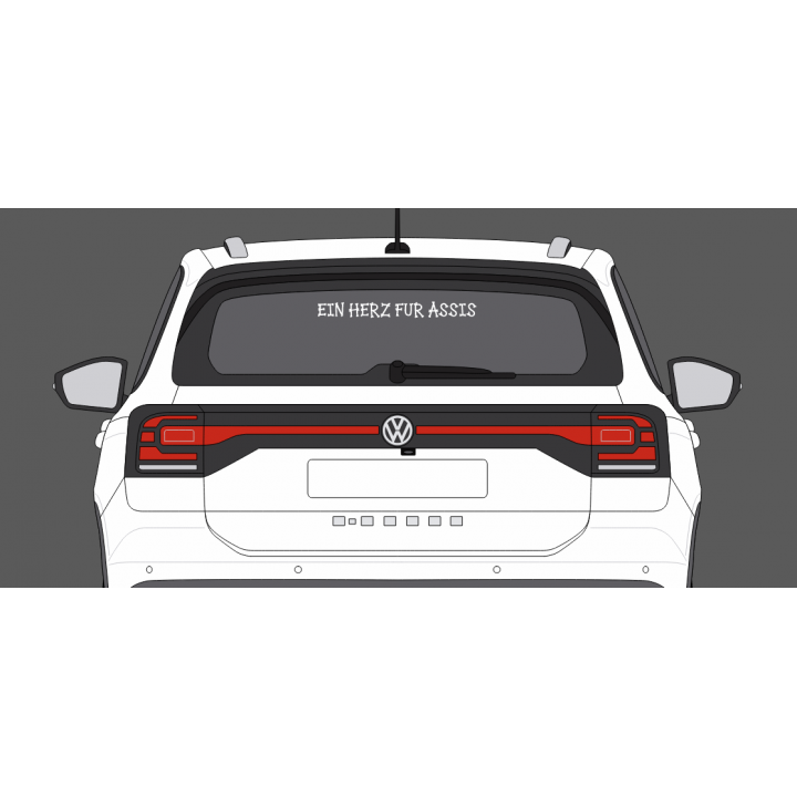 Meta-Title: Autoaufkleber "Ein Herz für Assis" kaufen | Premium Heckscheiben-Sticker