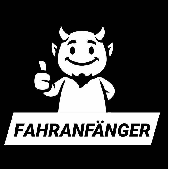 Fahranfänger Aufkleber „Teufel“ | Premium Auto Sticker